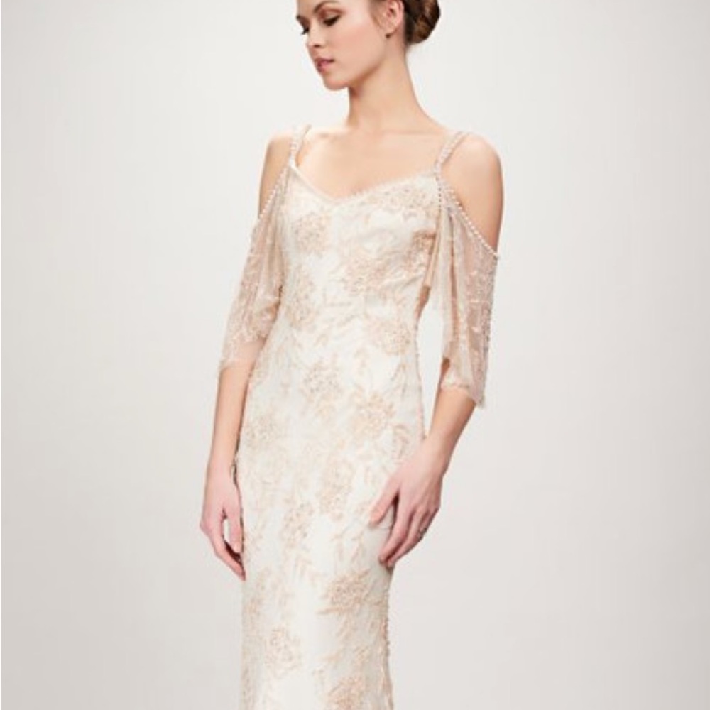 Theia Wedding Dress Size 12 - Picture 12 of 14